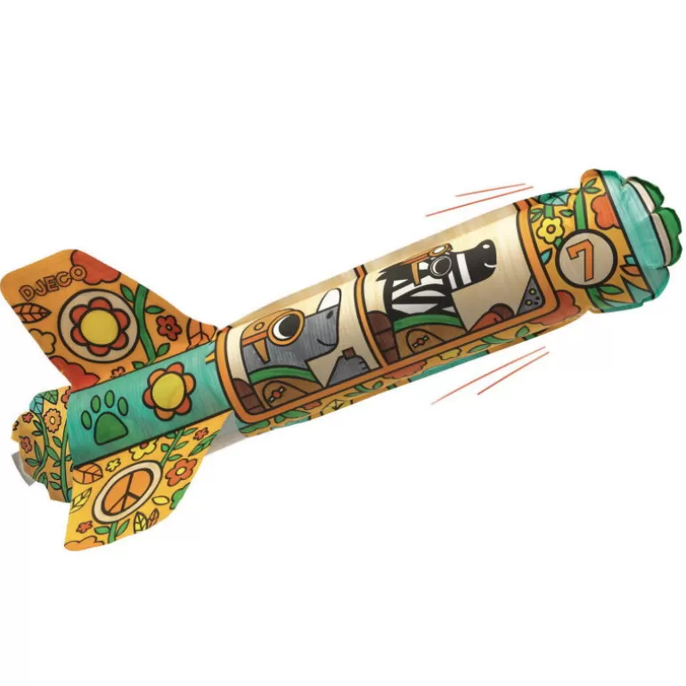 Djeco Bricolage Enfant<3 Avions A Colorier "Dans Le Ciel" Diy 7948