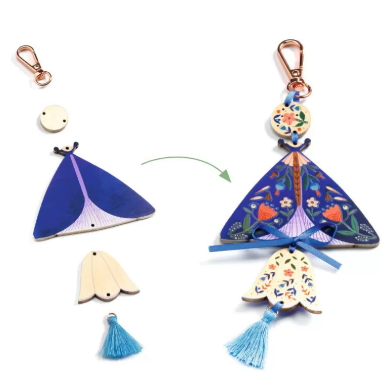 Djeco Couture Et Broderie Pour Enfant<3 Bijoux De Sac A Creer "Papillons Butterflies" 7981