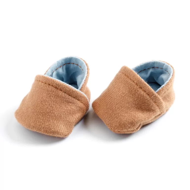 Djeco Poupées, Peluches<3 Paires De Chaussons Pour Poupee Pomea De 7899