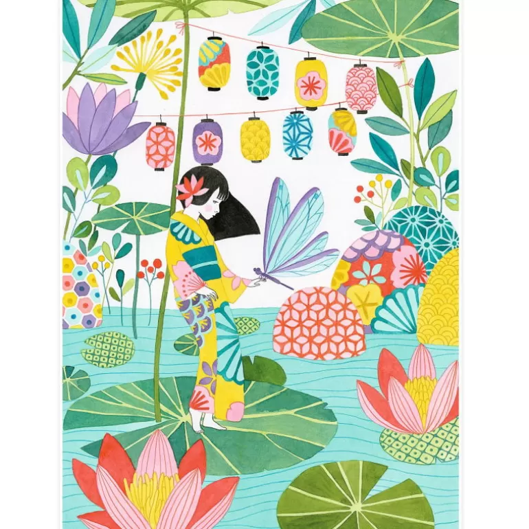 Djeco Dessin, Peinture, Coloriage<3 Posters A Colorier "Japon" Colouring Gallery 8694