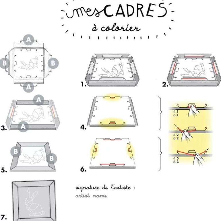 PIROUETTE Cacahouète Jeux Pirouette Cacahouète<4 Cadres Licornes A Colorier Et A Fabriquer