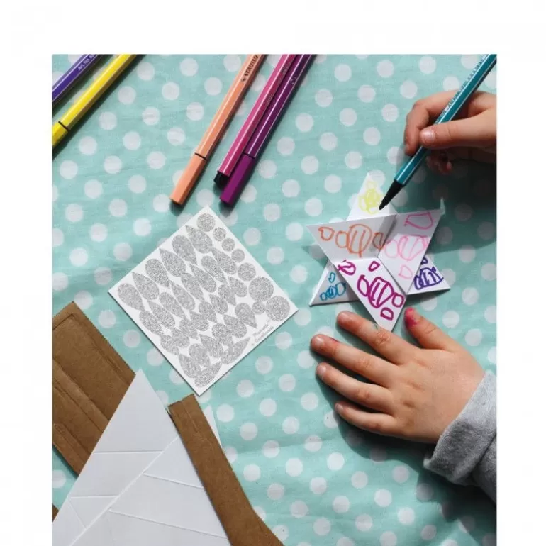 PIROUETTE Cacahouète Jeux Pirouette Cacahouète<6 Baguettes Magiques A Creer, Kit Creatif Pour Enfant