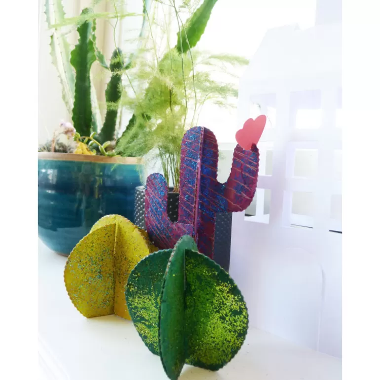 PIROUETTE Cacahouète Jeux Pirouette Cacahouète<6 Cactus A Creer, Kit Creatif Pour Enfant
