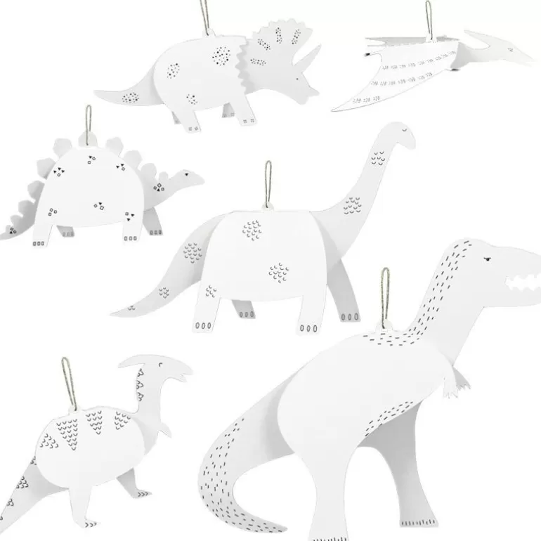 PIROUETTE Cacahouète Jeux Pirouette Cacahouète<6 Dinosaures A Colorier, Kit Creatif Pour Enfant