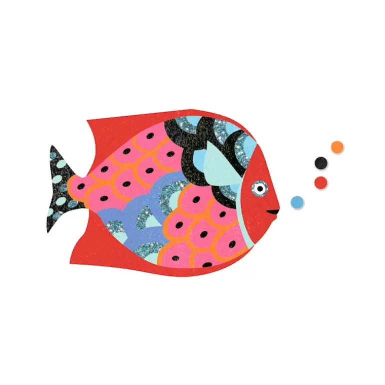 Djeco Sables Colorés, Paillettes<Arcs-En-Ciel De Poissons, Sables Colorés 8661