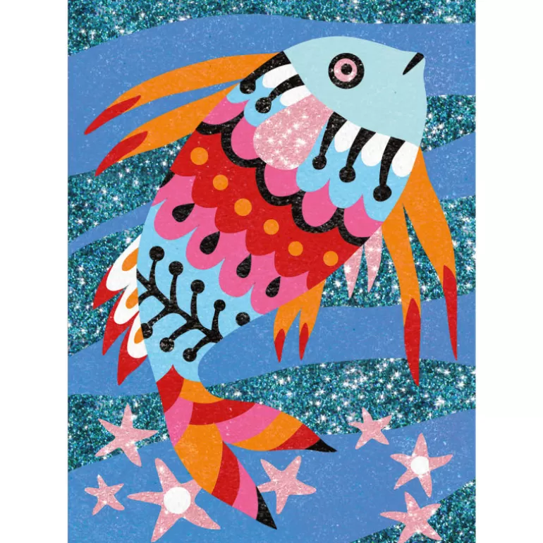 Djeco Sables Colorés, Paillettes<Arcs-En-Ciel De Poissons, Sables Colorés 8661