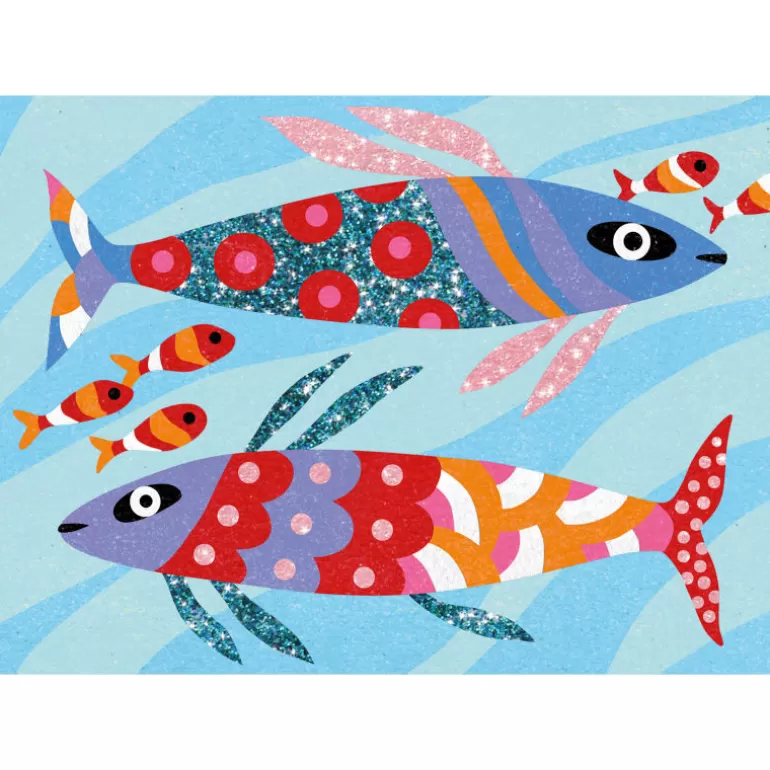 Djeco Sables Colorés, Paillettes<Arcs-En-Ciel De Poissons, Sables Colorés 8661