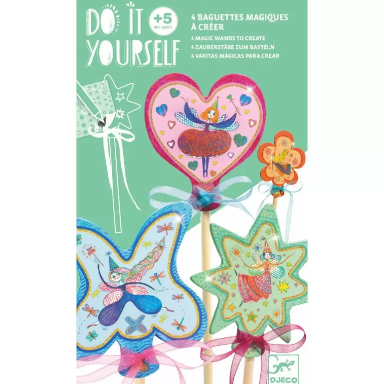 Djeco Décoration Enfants<Baguettes Magiques A Creer "Petites Fees" Diy 7950