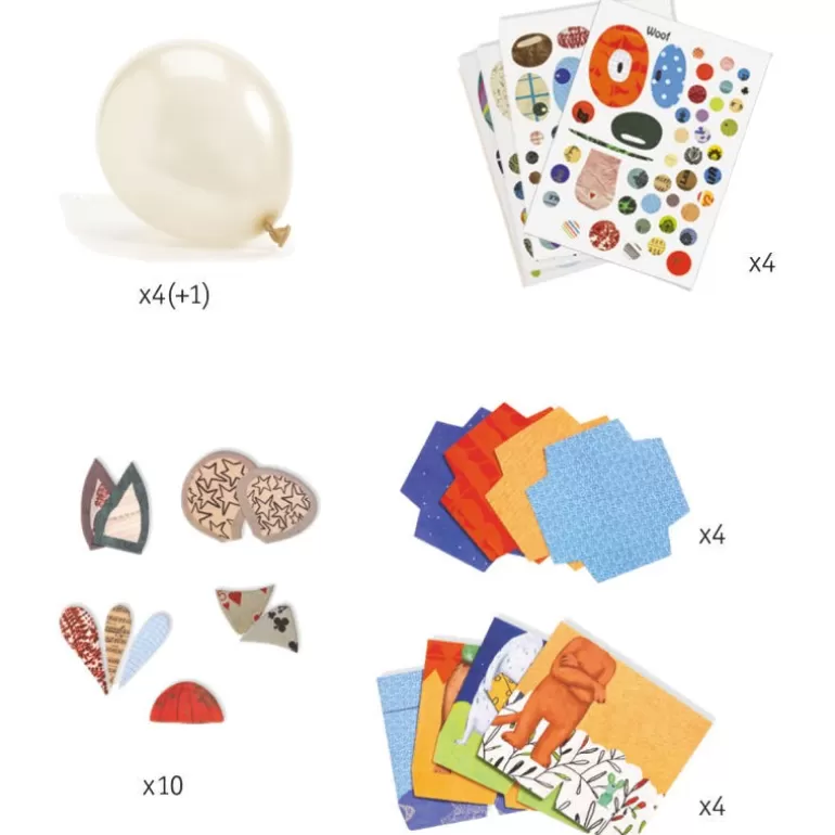 Djeco Autocollants Et Décalcomanies<Ballons A Décorer "Animo Ballon" Diy 7910