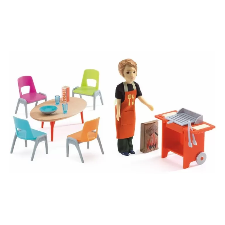 Djeco Maison De Poupee En Bois<Barbecue Et Accessoires 7829