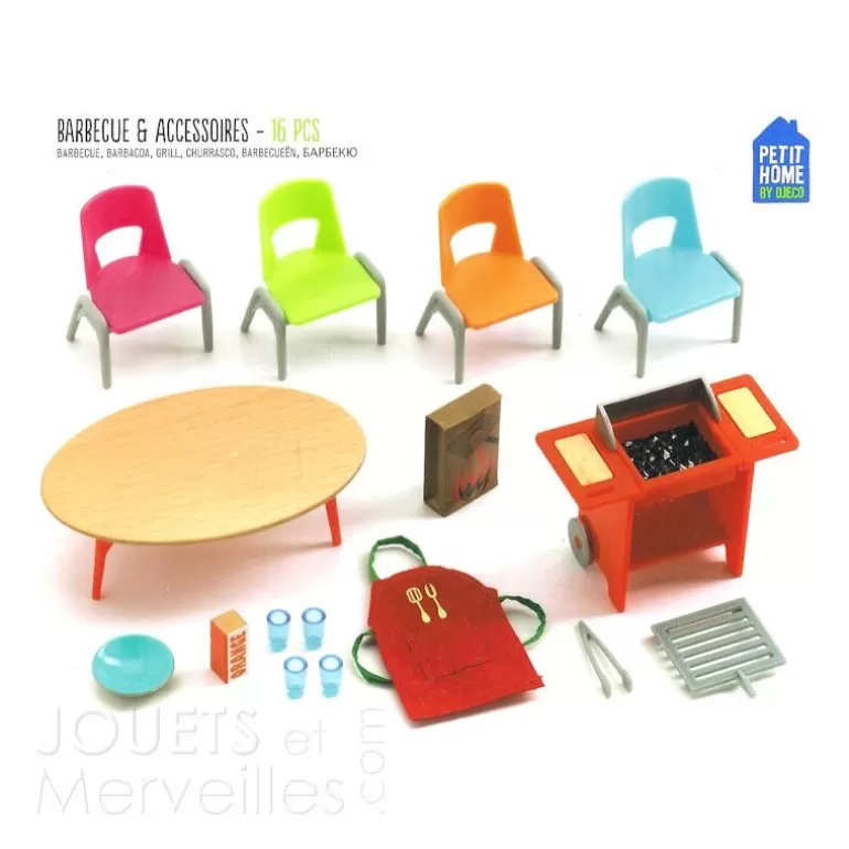 Djeco Maison De Poupee En Bois<Barbecue Et Accessoires 7829