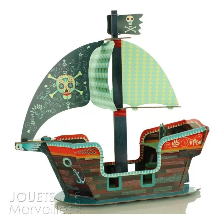 Djeco Décoration Enfants<Bateau Pirate 3D 7709