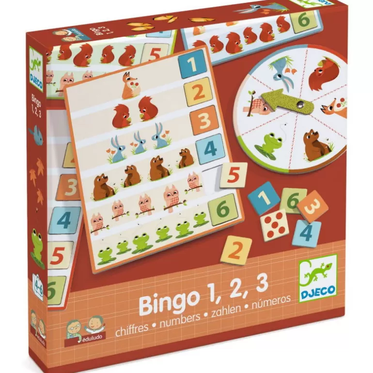 Djeco Jeux De Société<Bingo 1, 2, 3 Chiffres Eduludo 8258