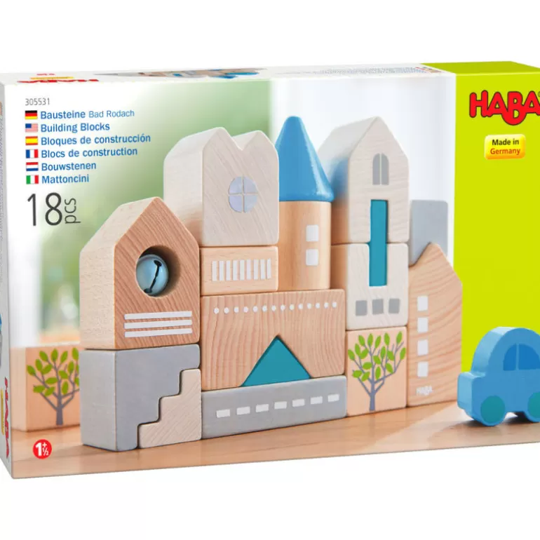 HABA Jouets Haba Fabriqués En Allemagne<Blocs De Construction En Bois "Bad Rodach" 305531