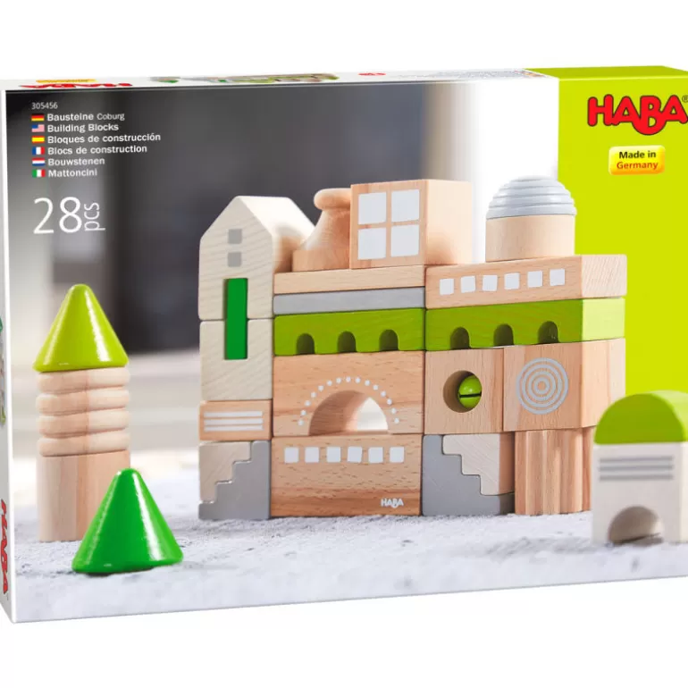 HABA Jouets Haba Fabriqués En Allemagne<Blocs De Construction En Bois "Cobourg" 305456