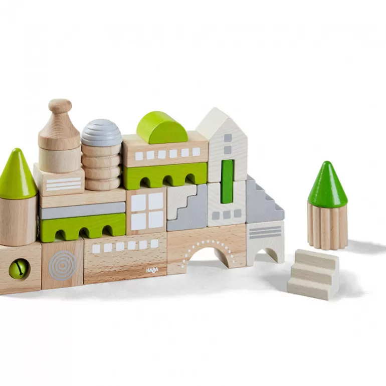 HABA Jouets Haba Fabriqués En Allemagne<Blocs De Construction En Bois "Cobourg" 305456