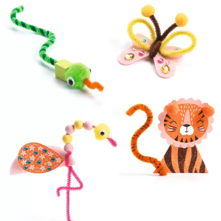 Djeco Perles, Savons, Bougies<Boite A Creer Pour Enfant "Animaux De La Jungle" 9016