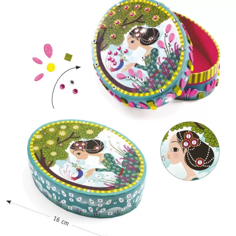 Djeco Autocollants Et Décalcomanies<Boite A Décorer "Petits Secrets" Diy 7906