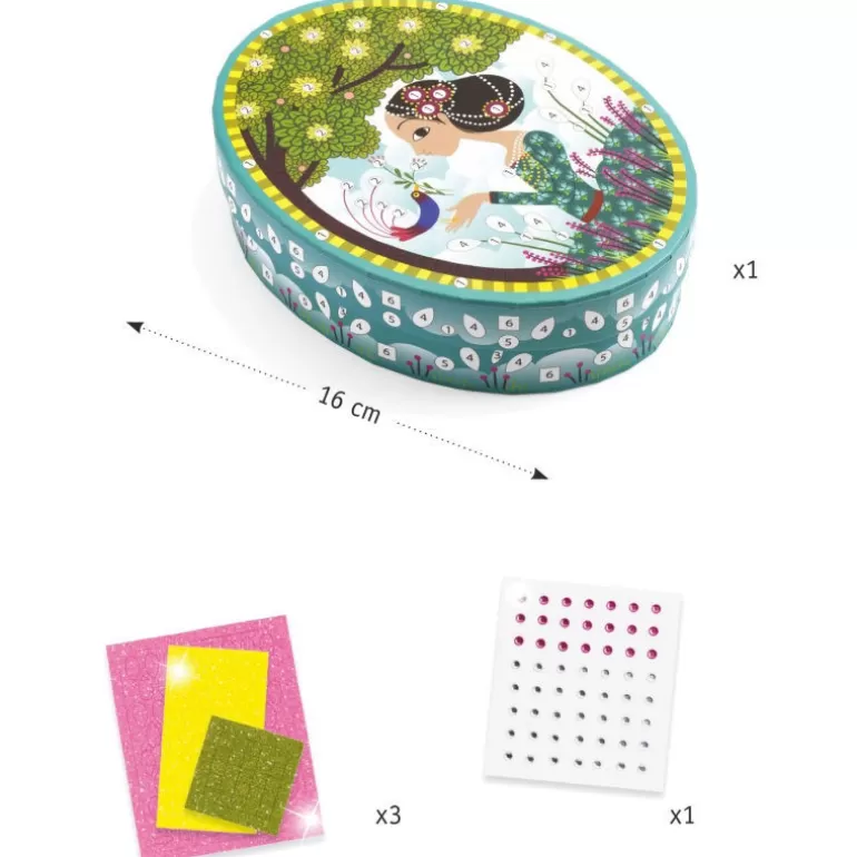 Djeco Autocollants Et Décalcomanies<Boite A Décorer "Petits Secrets" Diy 7906