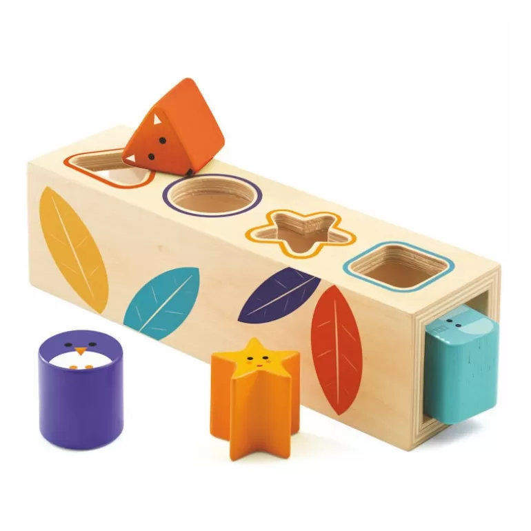 Djeco Jouets À Encastrer, Jouets À Empiler<Boite A Formes En Bois 'Boitabasic' 6202