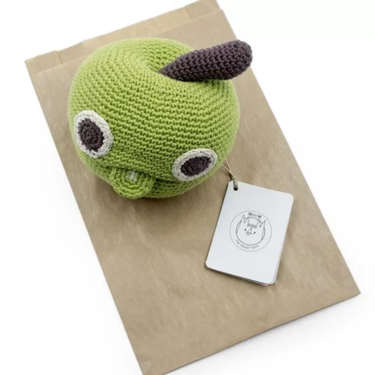 MyuM Décoration Enfants<Boite A Musique Pomme En Crochet "The Veggy Toys", Coton Bio