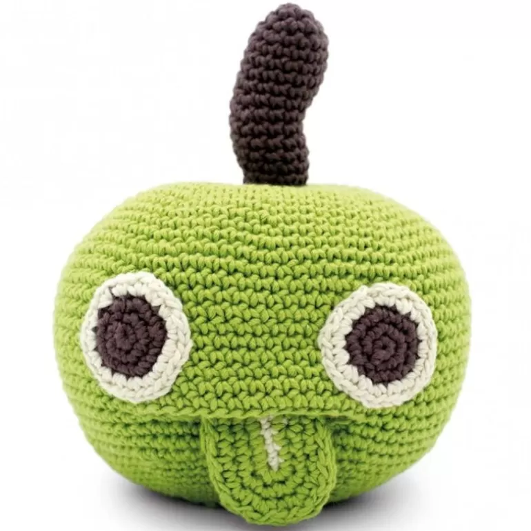 MyuM Décoration Enfants<Boite A Musique Pomme En Crochet "The Veggy Toys", Coton Bio