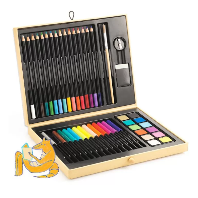 Djeco Feutres Et Gouaches<Boite De Couleurs 8797