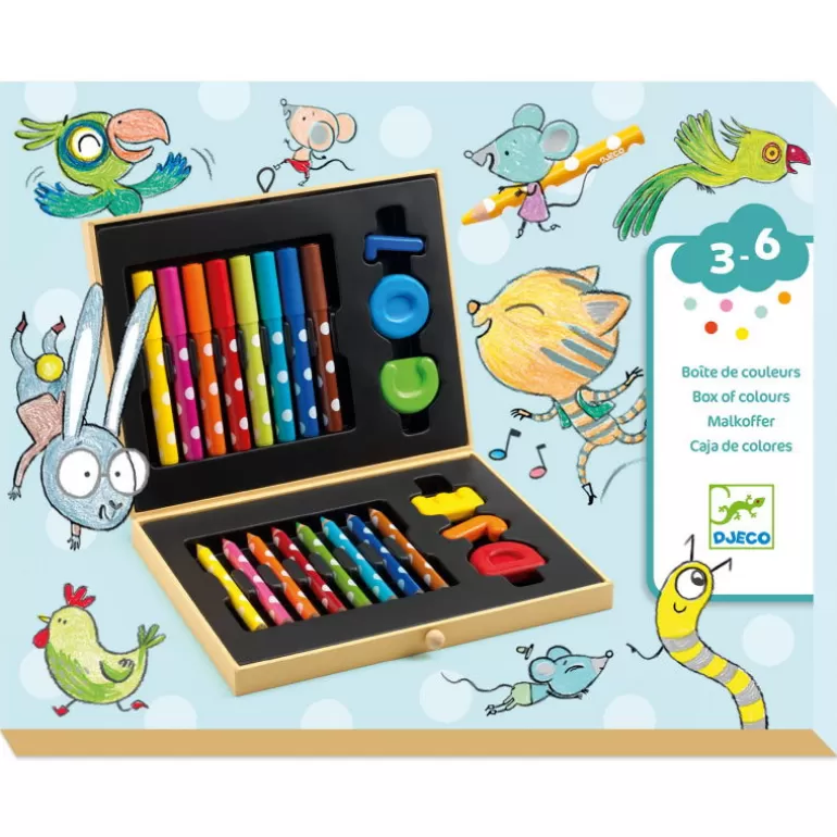 Djeco Dessin, Peinture, Coloriage<Boite De Couleurs Pour Les Petits 9010