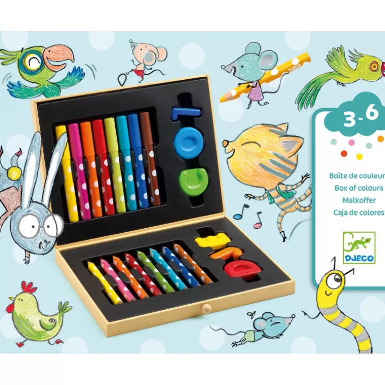 Djeco Dessin, Peinture, Coloriage<Boite De Couleurs Pour Les Petits 9010