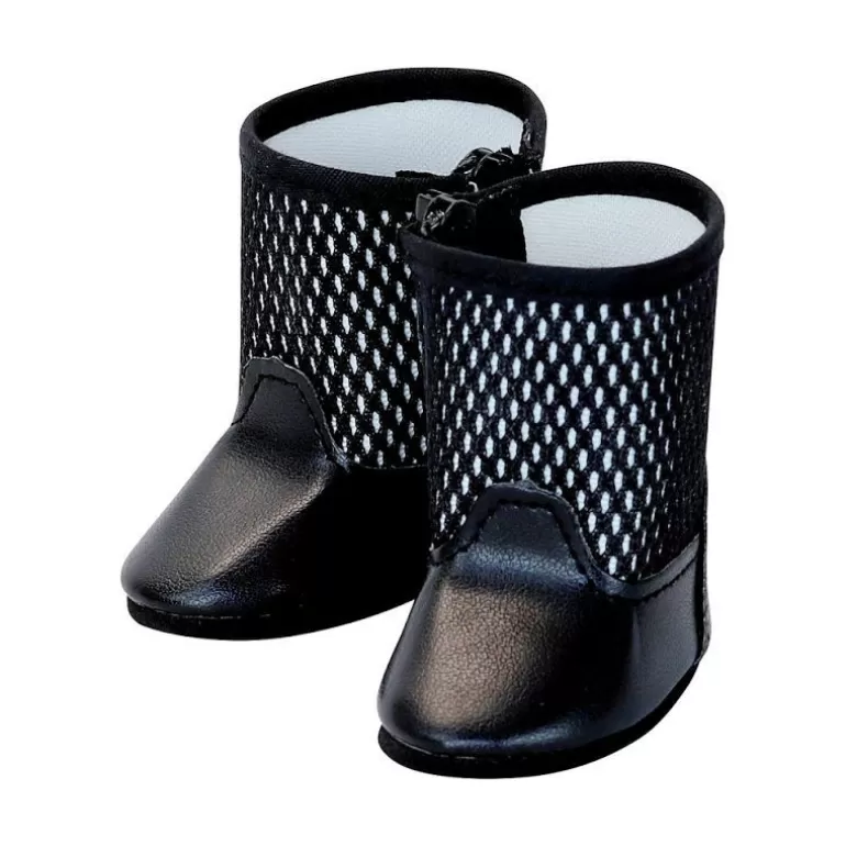 Petitcollin Poupées, Peluches<Bottes Noires Pour Poupées De 39 A 48 Cm