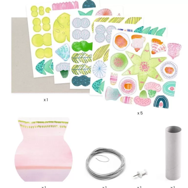 Djeco Bricolage Enfant<Bouquet De Fleurs En Papier A Creer "Delicat" Diy 7959