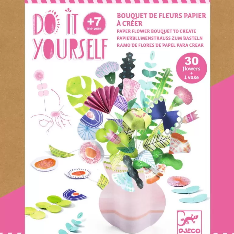 Djeco Bricolage Enfant<Bouquet De Fleurs En Papier A Creer "Delicat" Diy 7959