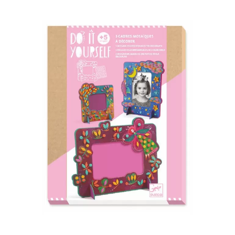 Djeco Bricolage Enfant<Cadres Mosaïques A Décorer "Feerique" Diy 7904