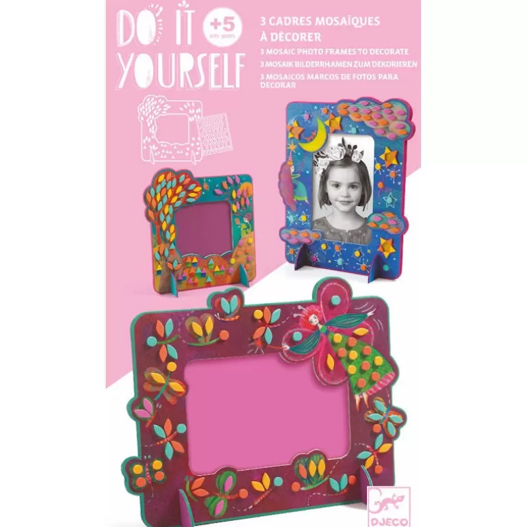 Djeco Bricolage Enfant<Cadres Mosaïques A Décorer "Feerique" Diy 7904