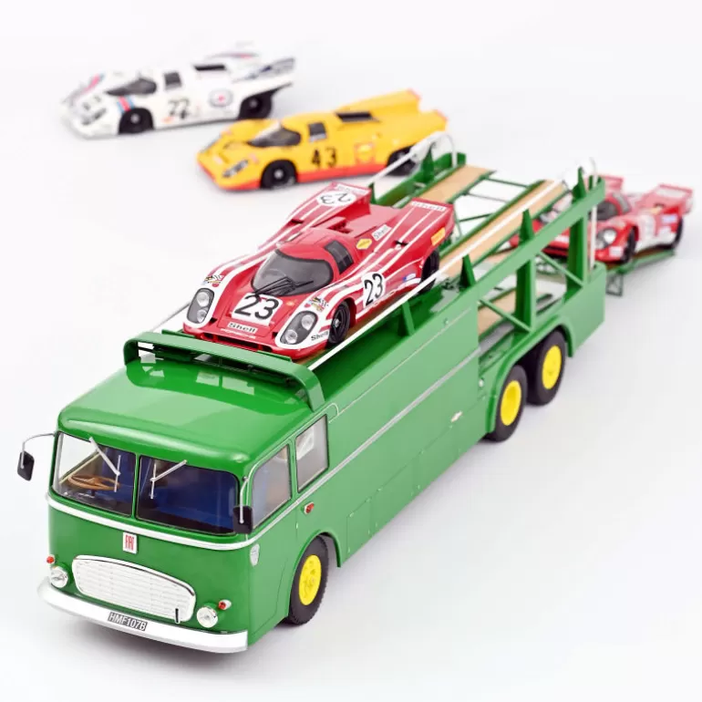NOREV Jouets Garage, Voitures<Camion Fiat Bartoletti 306/2 David Piper Racing 1970 - 1-18Eme