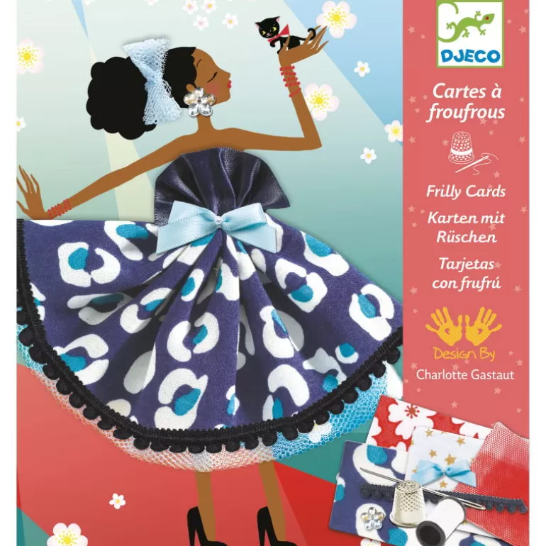 Djeco Couture Et Broderie Pour Enfant<Cartes À Frou-Frous 'So Paris' 8675