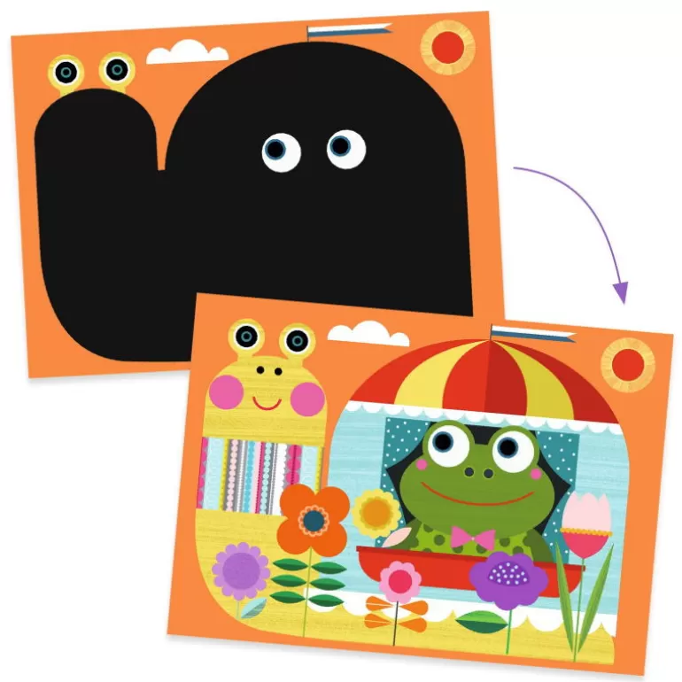 Djeco Cartes À Gratter<Cartes À Gratter Des Tout-Petits 'C'Est Rigolo A Découvrir' 0042
