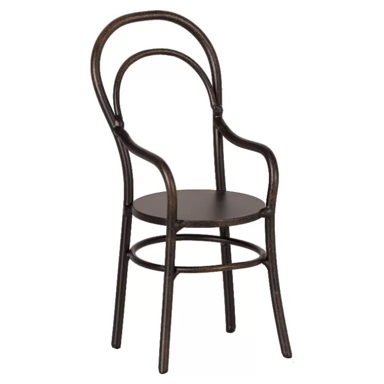 Maileg Maison De Poupee En Bois<Chaise Miniature Vintage Avec Accoudoirs En Metal Pour Souris