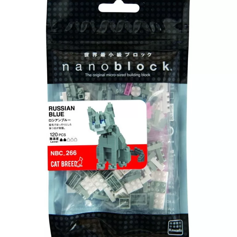 nanoblock Jeux De Construction<Chat Bleu Russe