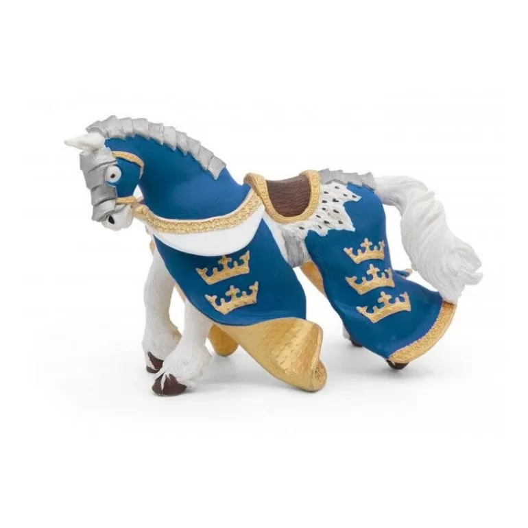 Papo Figurines Papo<Cheval Du Roi Arthur Bleu, Figurine 39952