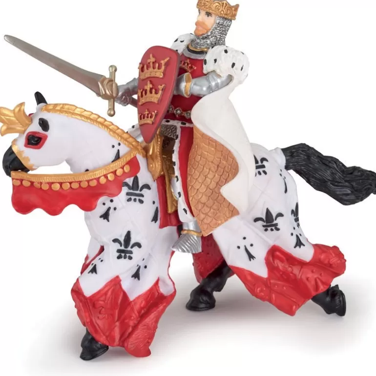 Papo Figurines Papo<Cheval Du Roi Arthur Rouge, Figurine 39951