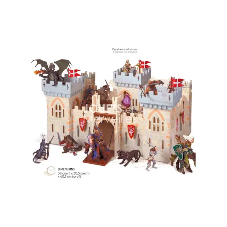 Papo Château Fort En Bois<Château Fort 60002, Château Du Maitre Des Armes