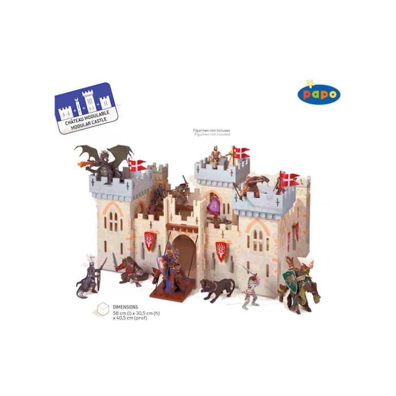 Papo Château Fort En Bois<Château Fort 60002, Château Du Maitre Des Armes