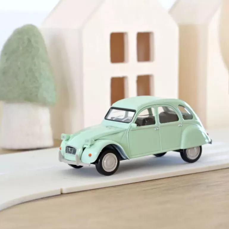 NOREV Jouets Garage, Voitures<Citroen 2Cv 6 Club 1979 Vert Jade 1-43Eme