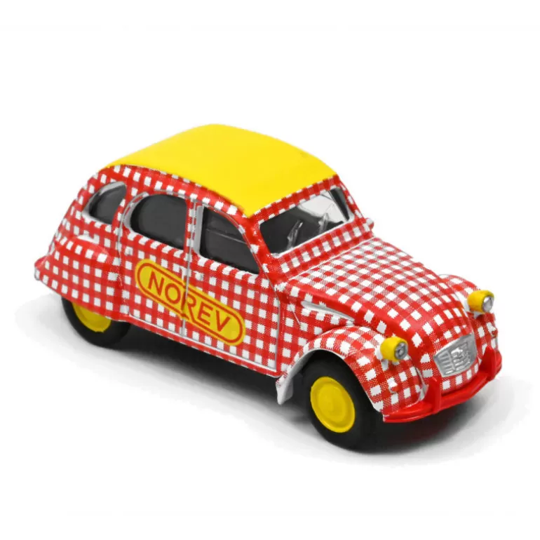 NOREV Jouets Garage, Voitures<Citroen 2Cv 6 Special 1980 "Cycliste - Red And White"