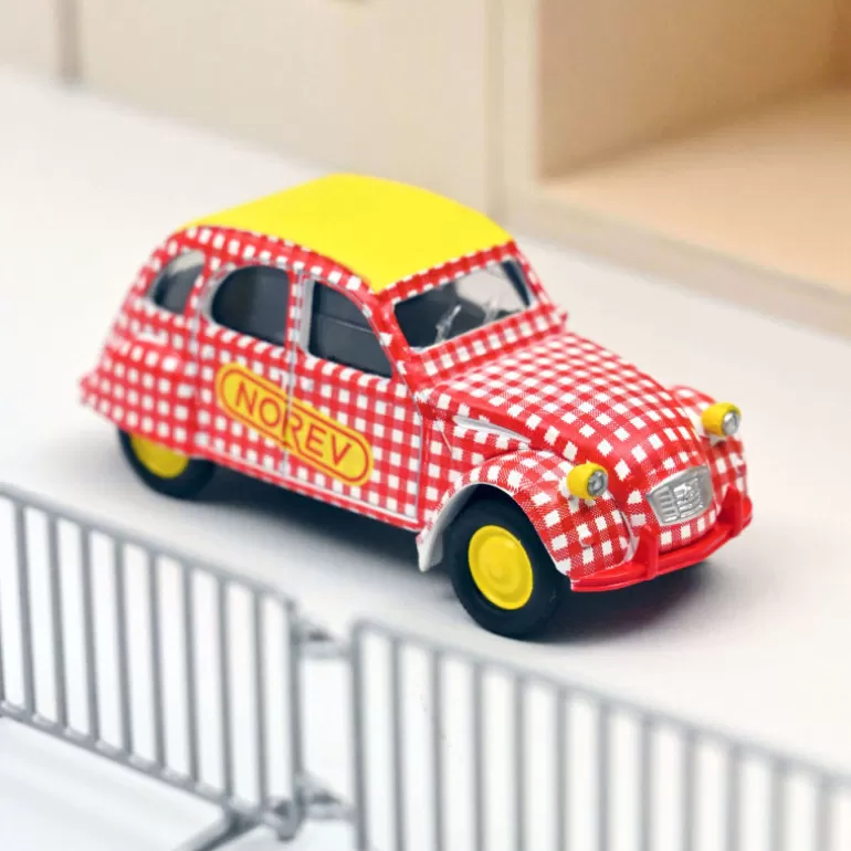 NOREV Jouets Garage, Voitures<Citroen 2Cv 6 Special 1980 "Cycliste - Red And White"