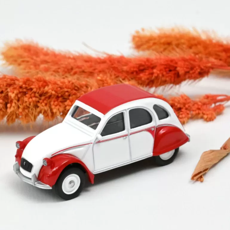 NOREV Jouets Garage, Voitures<Citroen 2Cv Dolly 1986 Rouge Et Blanche Classic