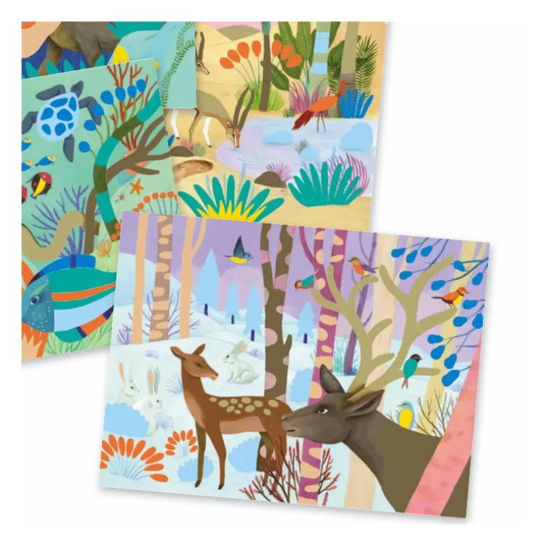 Djeco Dessin, Peinture, Coloriage<Coffret Gouaches "Natural World", Art Au Numero 8965