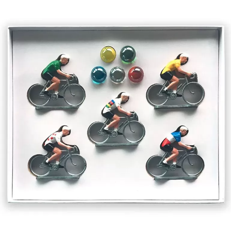 Bernard & Eddy Déco Design<Coffret Jeu 5 Cyclistes _
