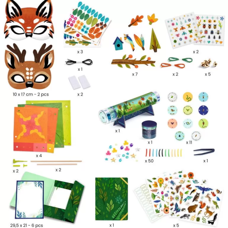 Djeco Bricolage Enfant<Coffret Multi-Activites Pour Enfant "Nature" Diy 7933